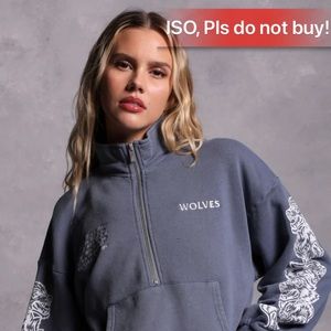 ISO darc sport until valhalla norse blue mockneck Xsmall/small/medium